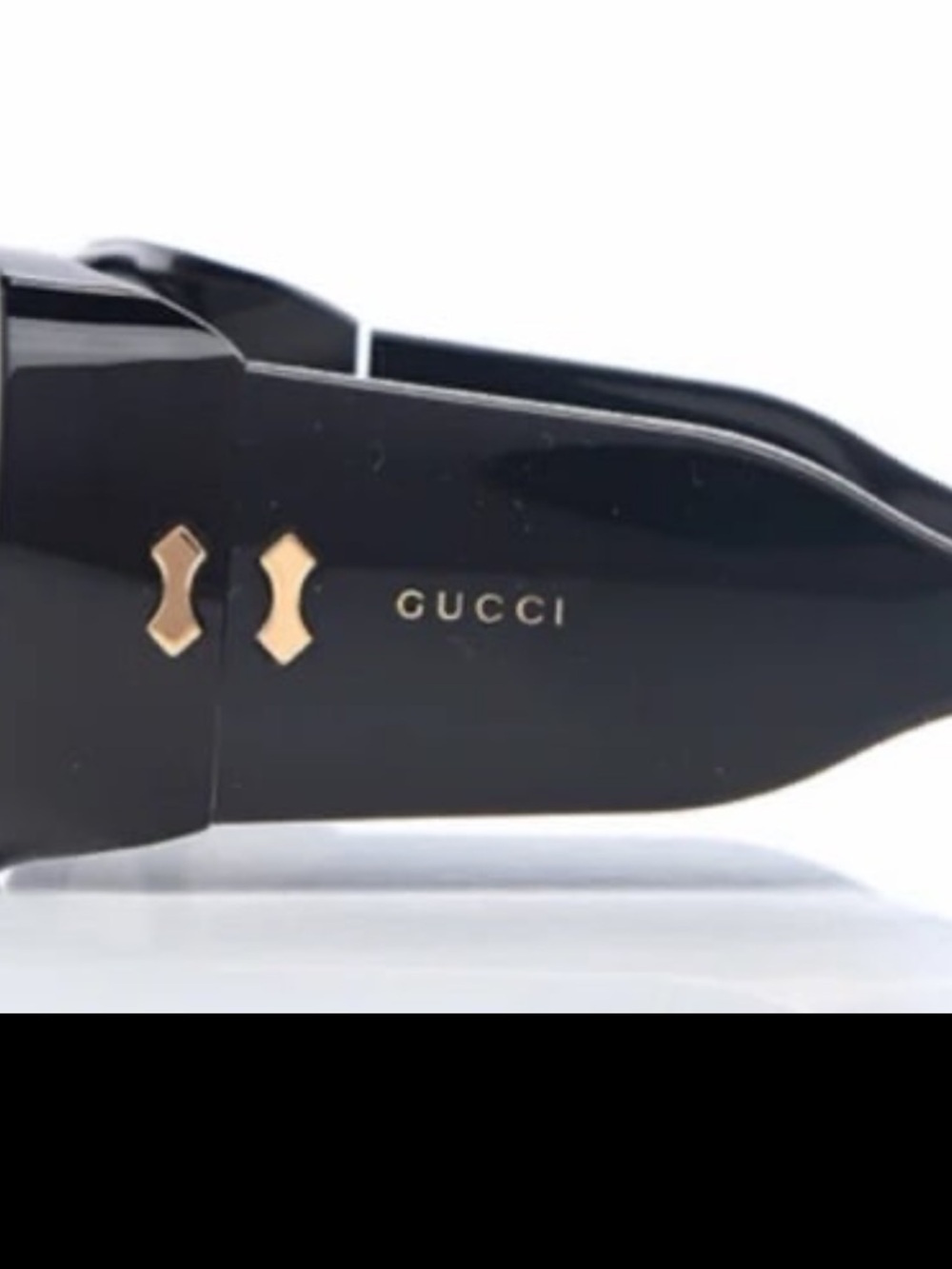 🖤✨ GUCCI Aviator Acetate Black Sunglasses•VEUC $875✨🖤 - Picture 3 of 5